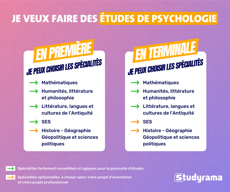 Etudes psychologie